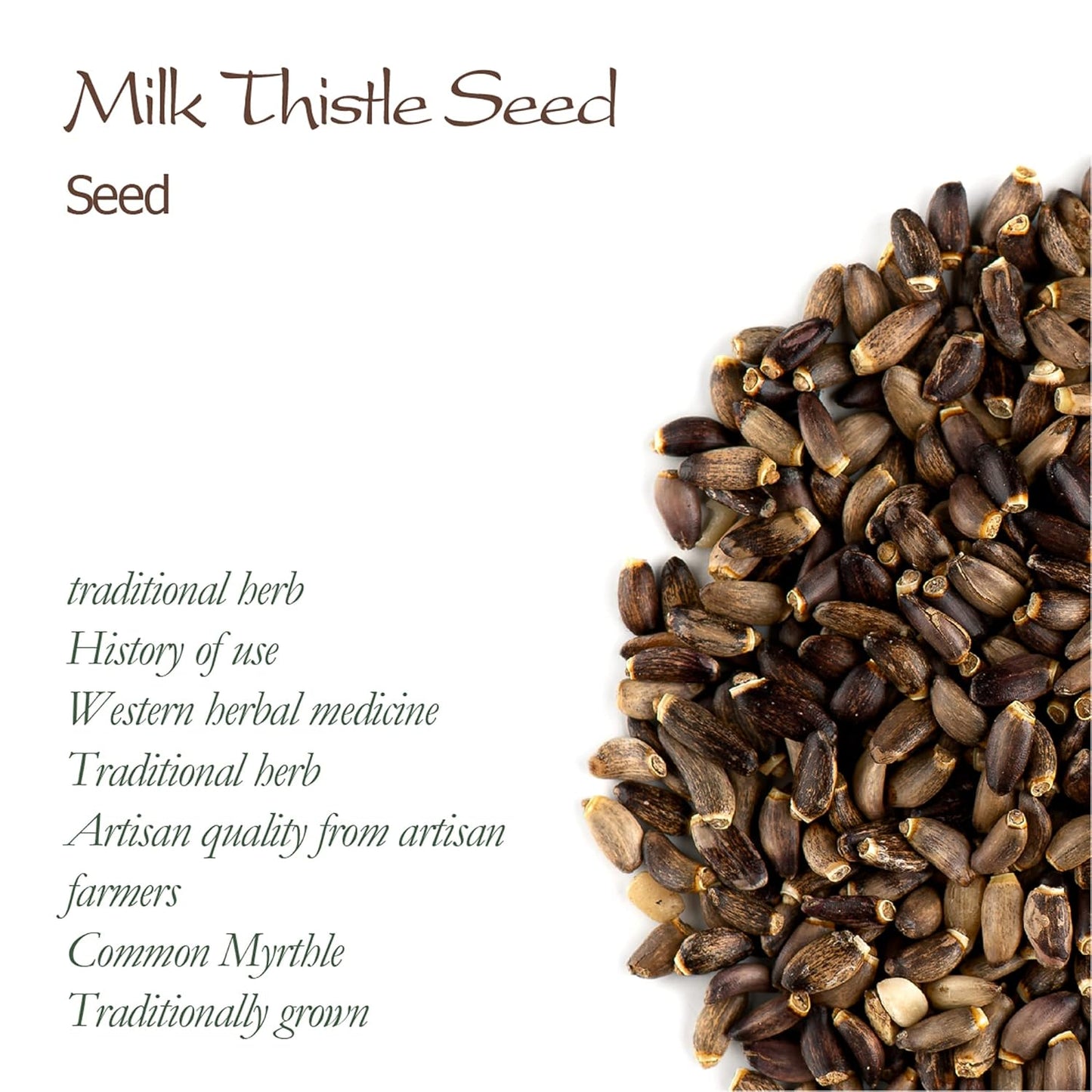 Organic Milk Thistle Seed Tea - Liver Detox Support - Silybum Marianum Herbal Tea Blend - Valley of Tea Milk Thistle