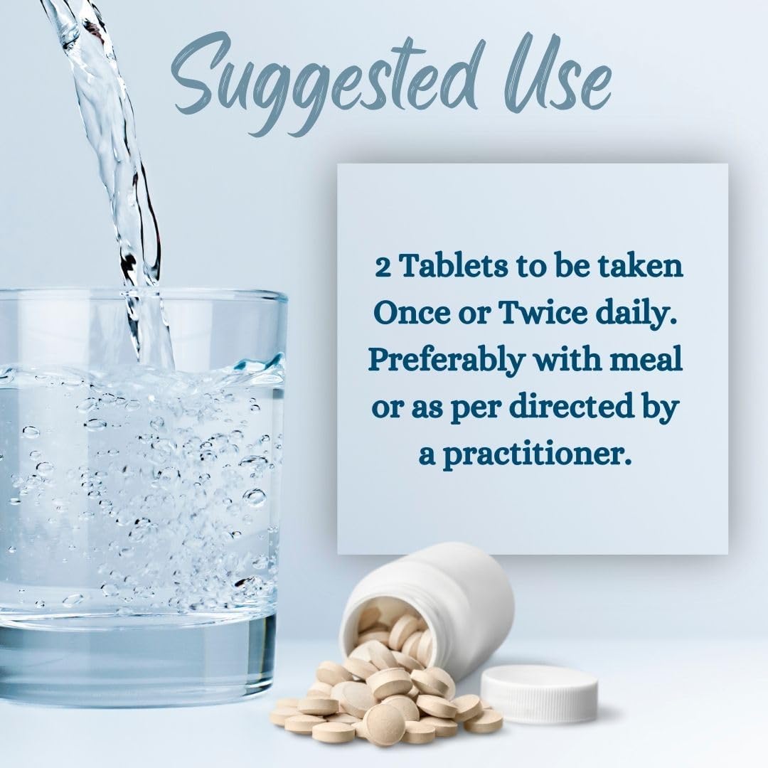 Organic Mini Safed Musli Tablets - 90 Tablets, 1000mg - Pure Herb, No Chemicals - Gluten-Free - 45 Day Supply - by mi Nature