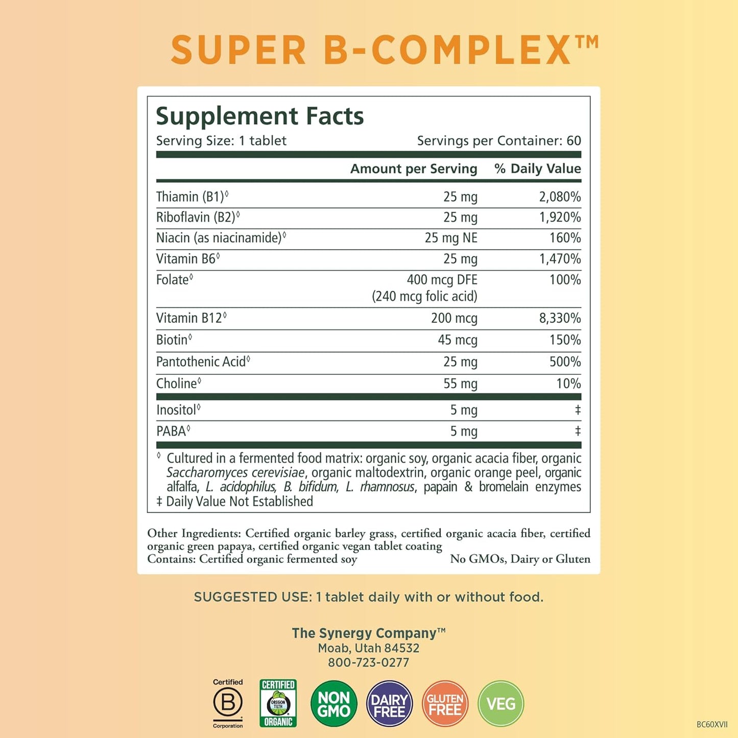 Organic Mood and Adrenal Support Bundle with Saffron Extract, Vitamin C, and B Complex | Non-GMO Vegan Supplements
