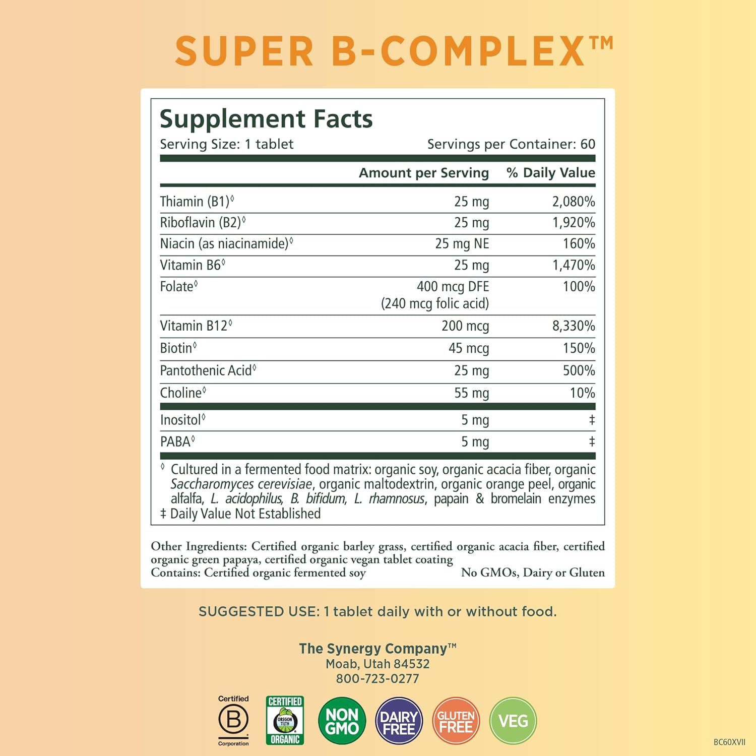 Organic Mood and Adrenal Support Bundle with Saffron Extract, Vitamin C, and B Complex | Non-GMO Vegan Supplements