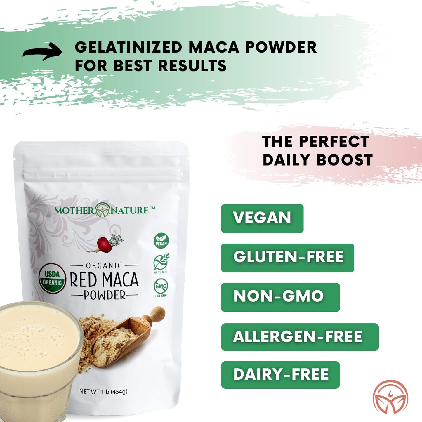 Organic Mother Nature Superfood Bundle: Aguaje & Red Maca for Healthy Hair & Skin - Rich in Vitamins & Minerals - Non-GMO & Organic - Boost Wellness