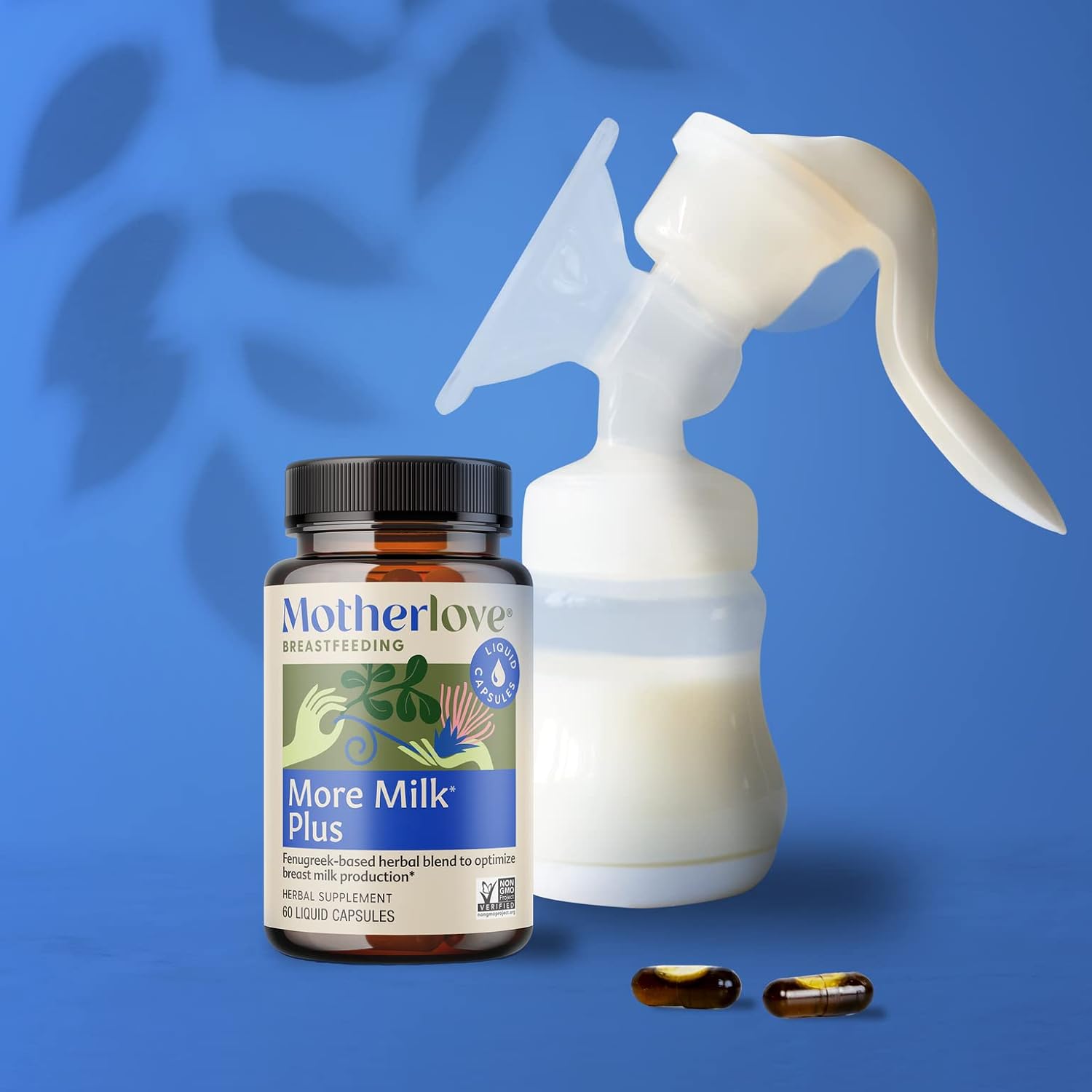 Organic Motherlove More Milk Plus Liquid Caps - Fenugreek Lactation Supplement for Breast Milk Supply - Non-GMO, Vegan, Soy-Free - BoostGo Australia