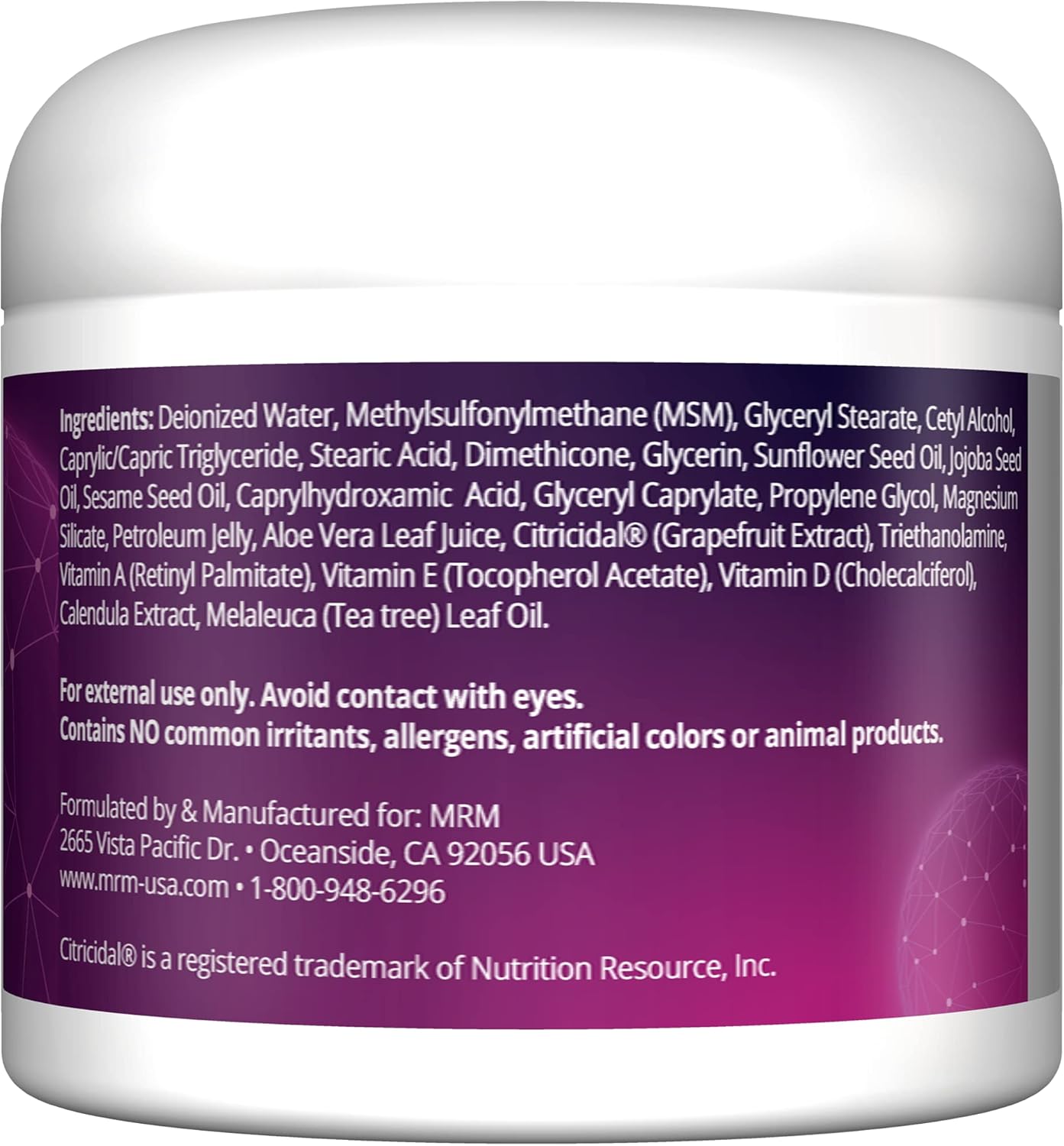 Organic MSM Cream - 4 oz Jar - for Joint Support and Skin Health - BoostGo Australia