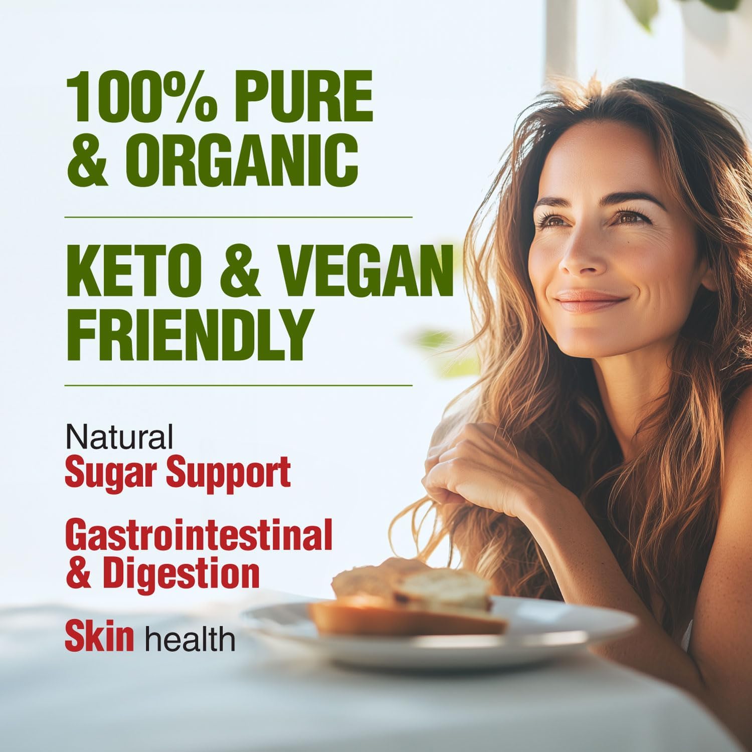 Organic Mulberry Leaf Extract Capsules with Probiotic & Prebiotic for Healthy Carb Cravings Support