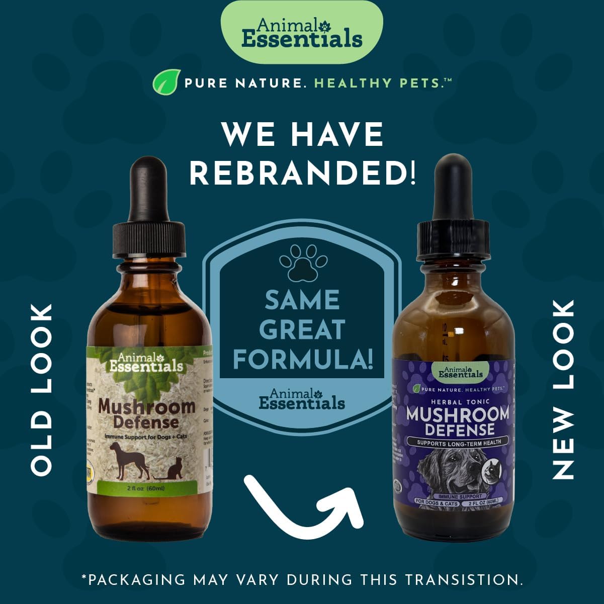 Organic Mushroom Defense for Dogs & Cats - Immune System Support, Natural Antioxidant, All Ages, 2 Fl Oz