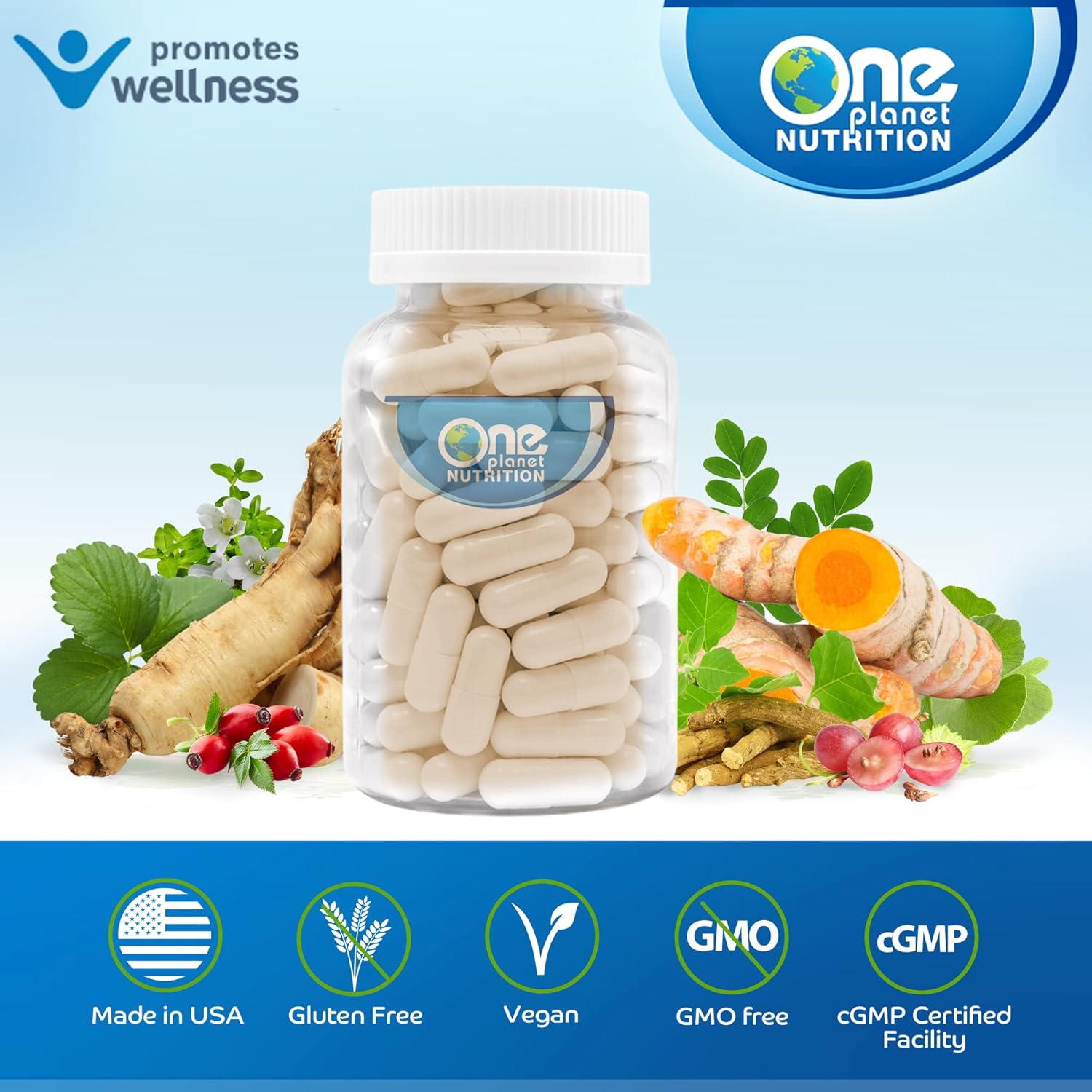 Organic Nano Ashwagandha Root & Leaf Capsules - 500mg (120 Servings) for Hormone & Neurological Support, Stress Relief - Vegan & Gluten-Free