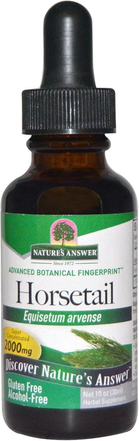 Organic Nature's Answer Horsetail Extract - Alcohol-Free Dietary Supplement