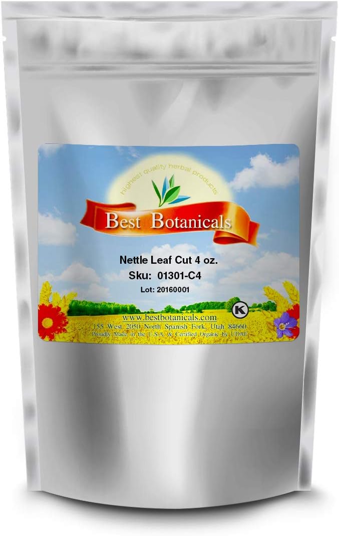 Organic Nettle Leaf Cut - 4 oz - Premium Quality Botanicals
