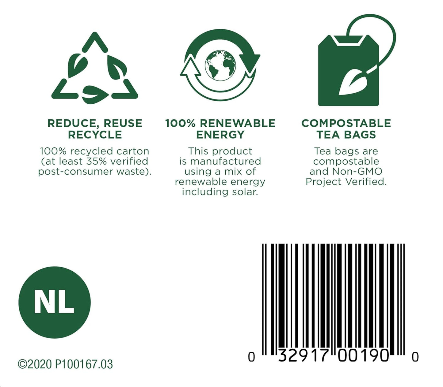 Organic Nettle Leaf Herbal Tea for Joint Health, Pack of 3 - 48 Tea Bags