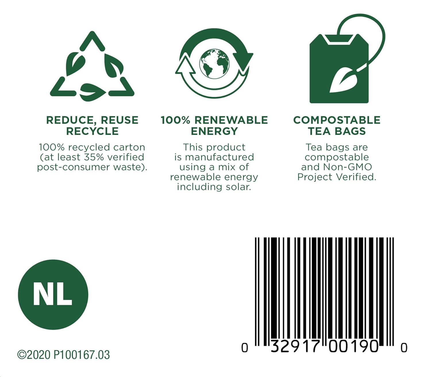 Organic Nettle Leaf Herbal Tea for Joint Health, Pack of 3 - 48 Tea Bags