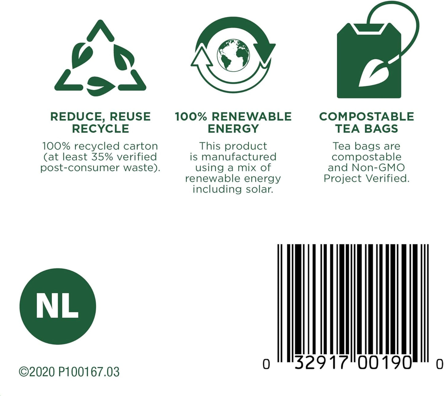 Organic Nettle Leaf Herbal Tea for Joint Health & Wellness - Pack of 2 (32 Tea Bags)