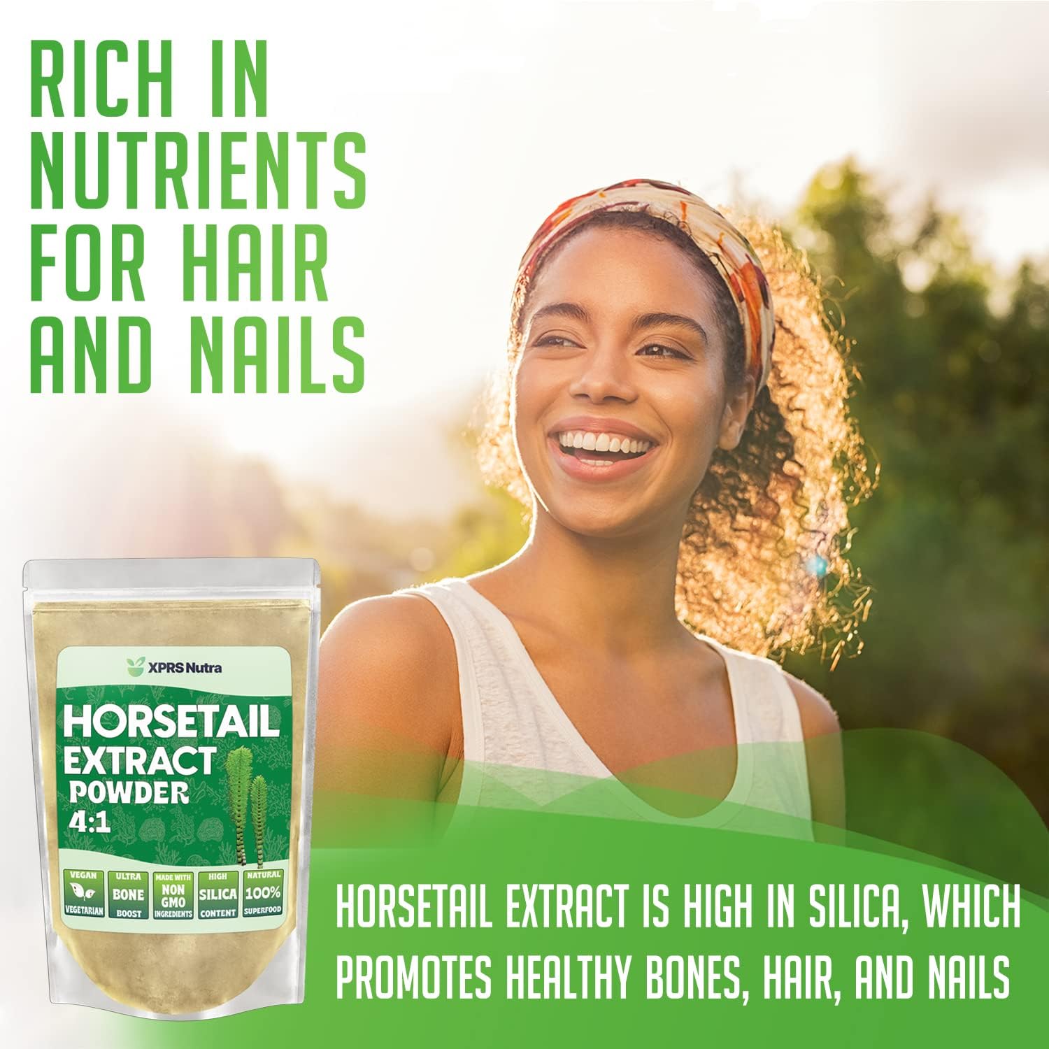 Organic Nettle Leaf Powder and Horsetail Extract Bundle - 16 Ounces Each