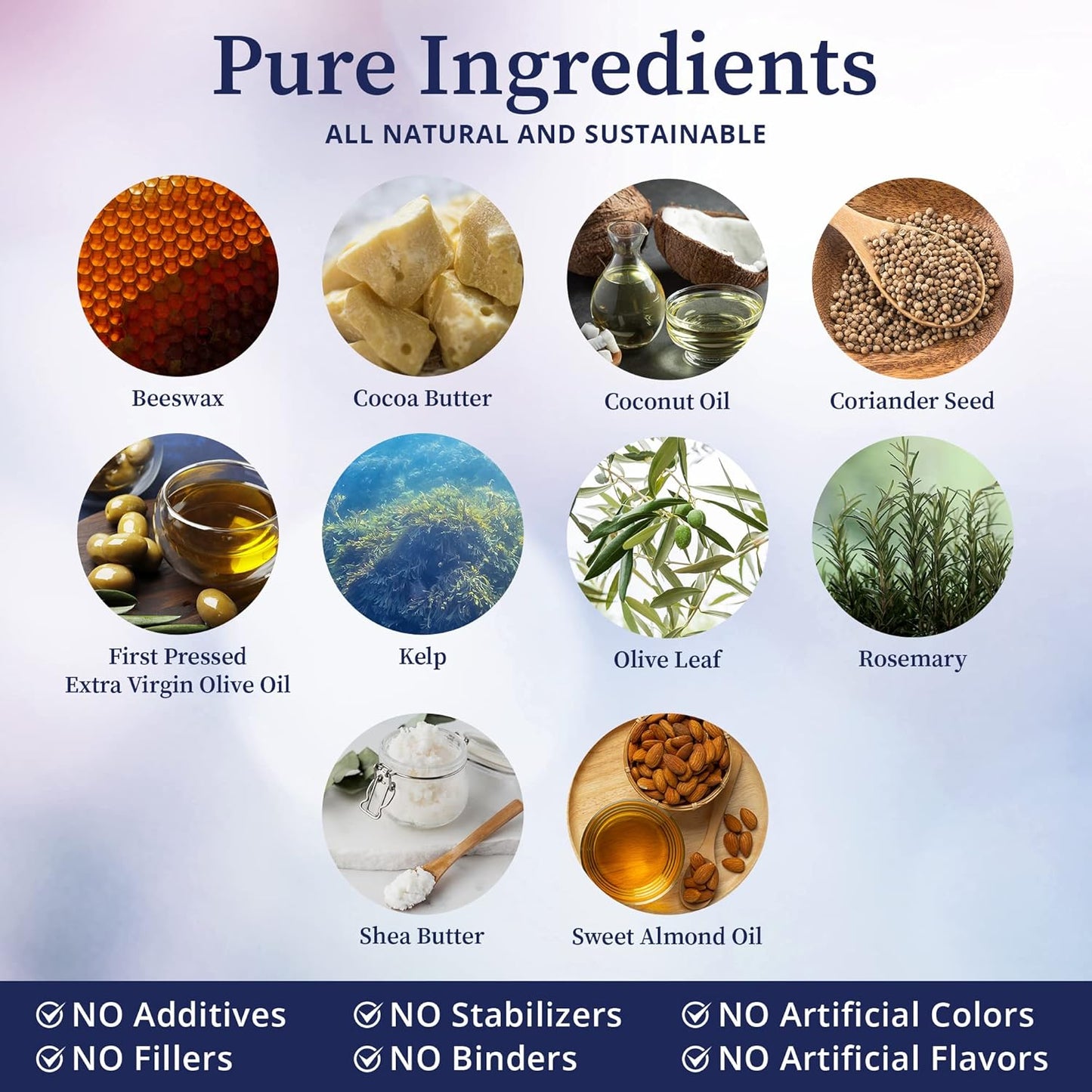 Organic Night-Time Deodorant with Botanicals, Emollients, and Herbal Extracts - Balances pH, Reduces Odors, Detoxes Skin, Supports Lymphatic Circulation - 2.5oz