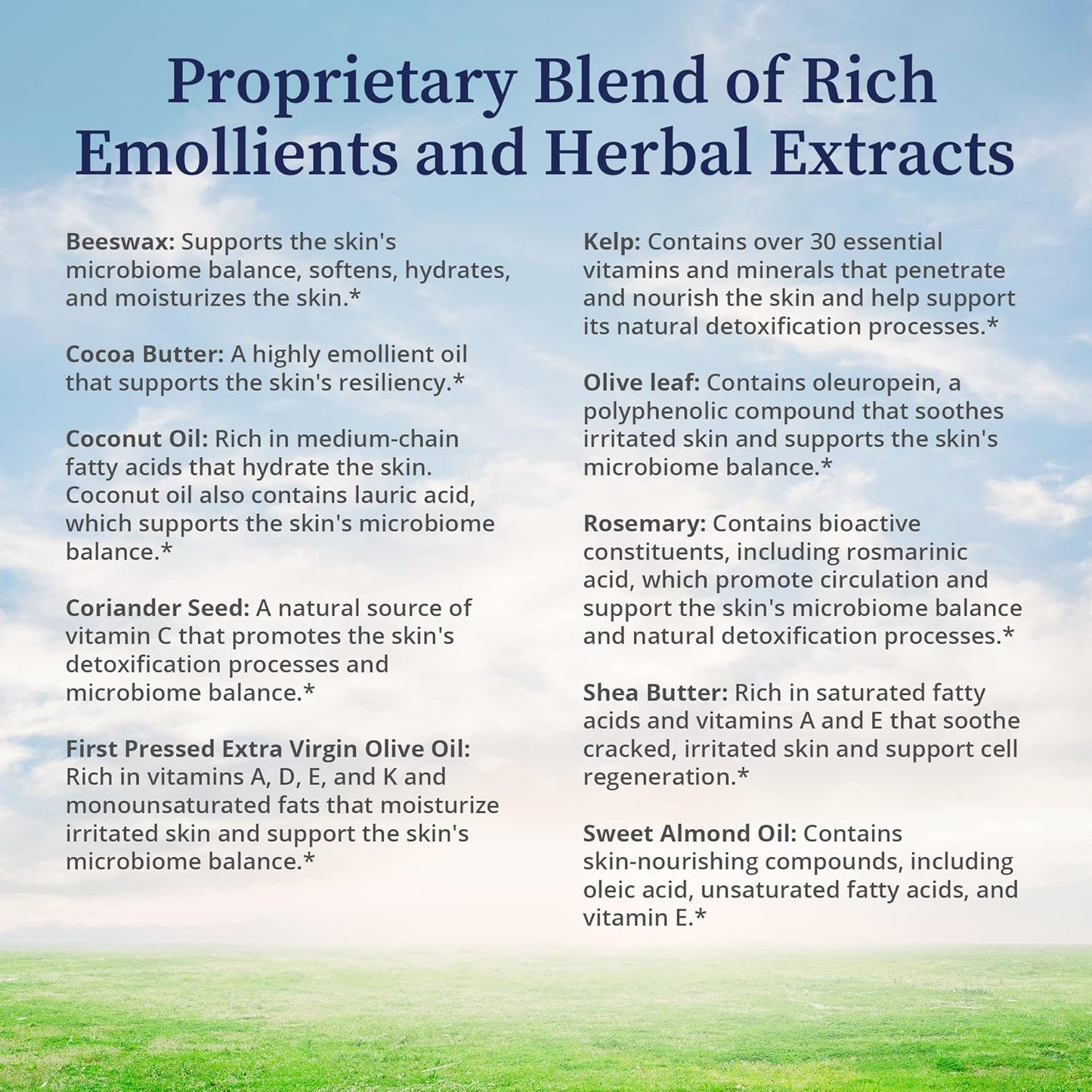 Organic Night-Time Deodorant with Botanicals, Emollients, and Herbal Extracts - Balances pH, Reduces Odors, Detoxes Skin, Supports Lymphatic Circulation - 2.5oz