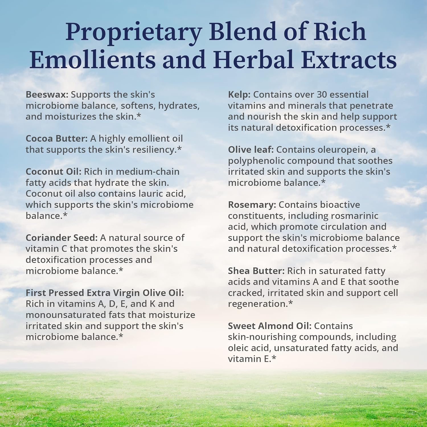 Organic Night-Time Deodorant with Botanicals, Emollients, and Herbal Extracts - Balances pH, Reduces Odors, Detoxes Skin, Supports Lymphatic Circulation - 2.5oz