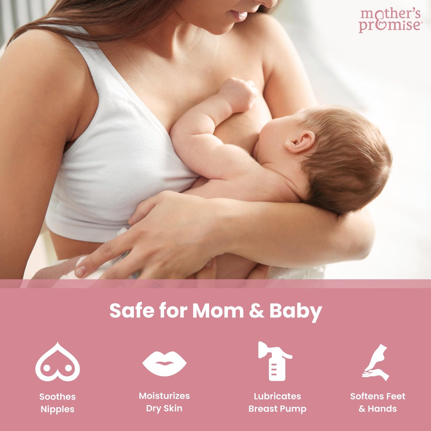 Organic Nipple Butter and Vitamin D3 Drops for Babies by Mother's Promise