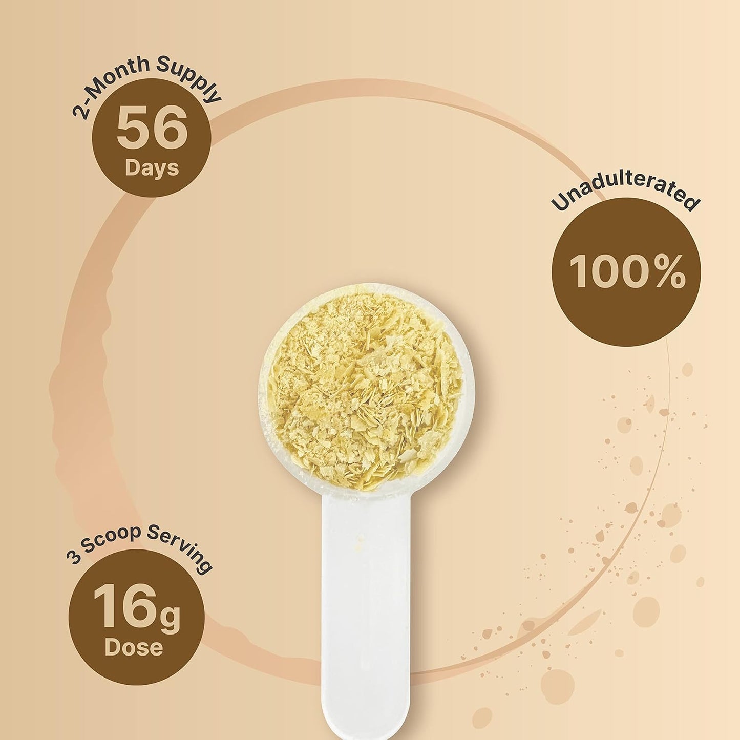 Organic Non-Fortified Nutritional Yeast Flakes 2lb - Vegan Cheese Substitute, Dairy Free Seasoning - High Protein & B Complex Vitamins - Keto, Non-GMO
