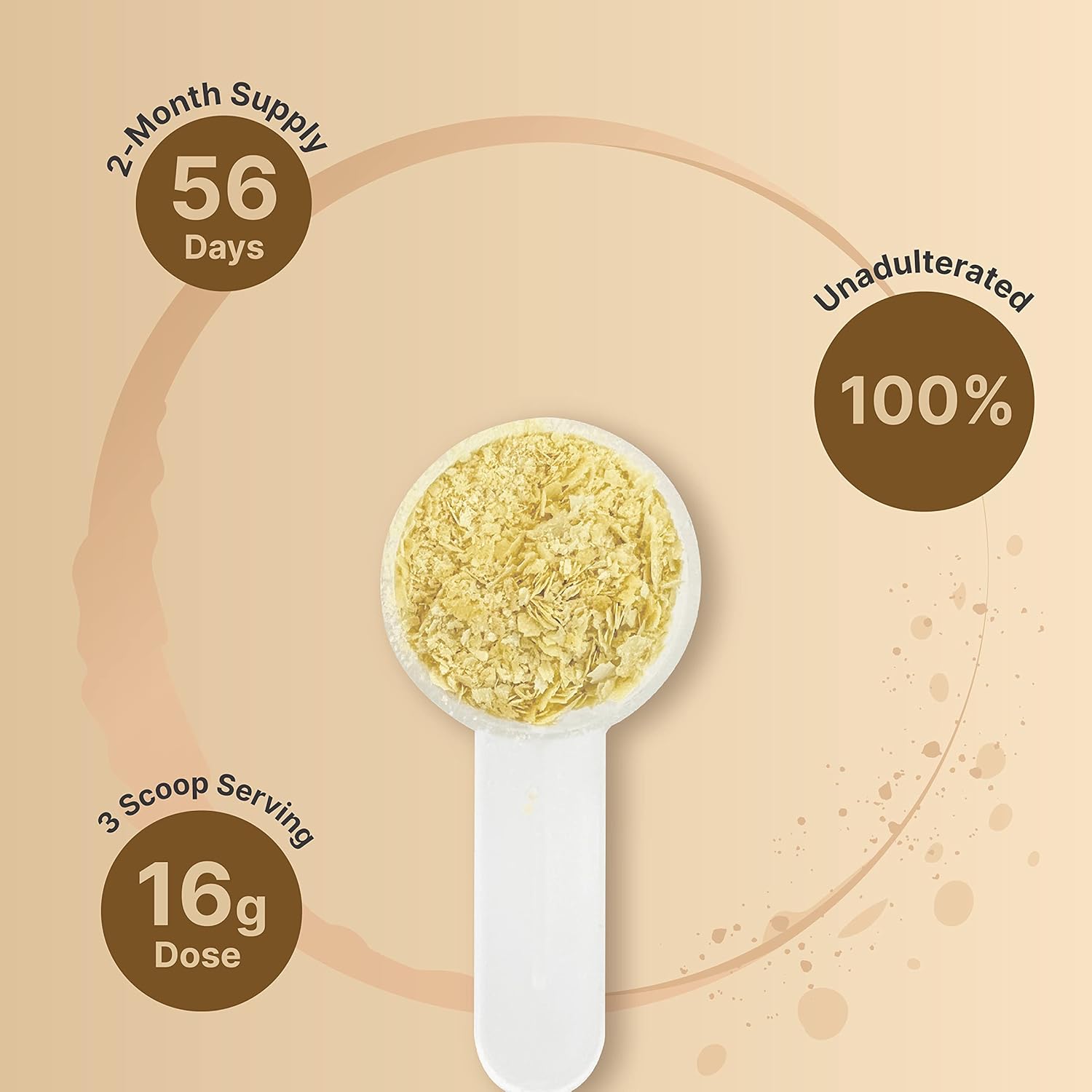 Organic Non-Fortified Nutritional Yeast Flakes 2lb - Vegan Cheese Substitute, Dairy Free Seasoning - High Protein & B Complex Vitamins - Keto, Non-GMO