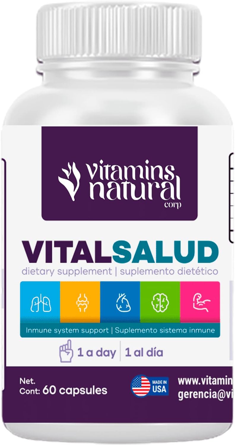 Organic Nopal and L-Carnitine Blend to Support Immune Health and Ease Varicose Veins by Vitamins Natural Corp