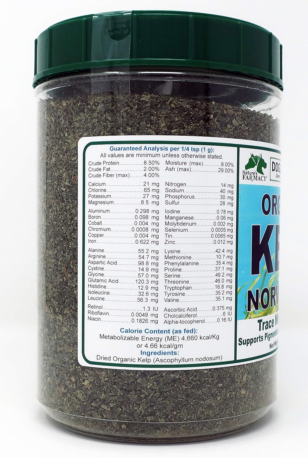 Organic Norwegian Kelp for Pets - Rich in Iodine for Thyroid Support (3 lb)