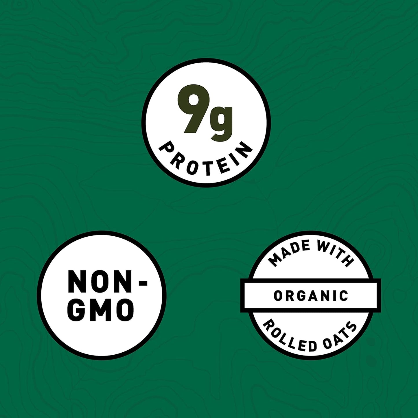 Organic Oatmeal Raisin Walnut Energy Bars - Plant Based Protein Snacks - Vegetarian & Kosher - 24 Count