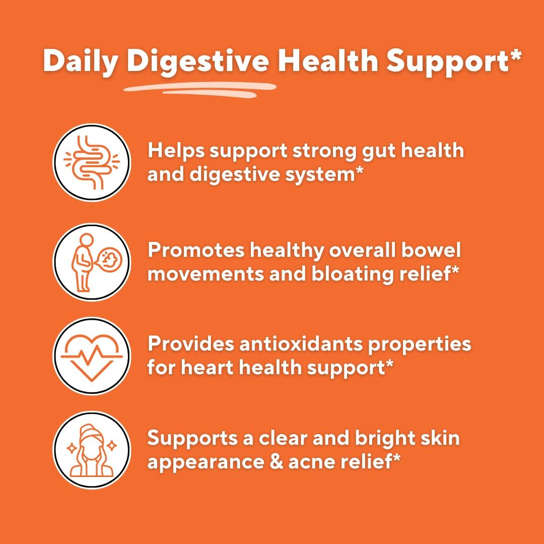 Organic Papaya Enzyme Capsules for Digestion & Immune Support - 1500mg Powder - 180 Veggie Capsules - Non-GMO & Gluten-Free