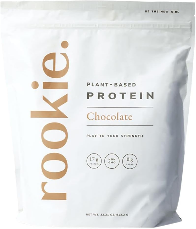 Organic Pea Protein Powder with Probiotics, Prebiotics, & Vitamins - Chocolate Flavor, 30 Servings