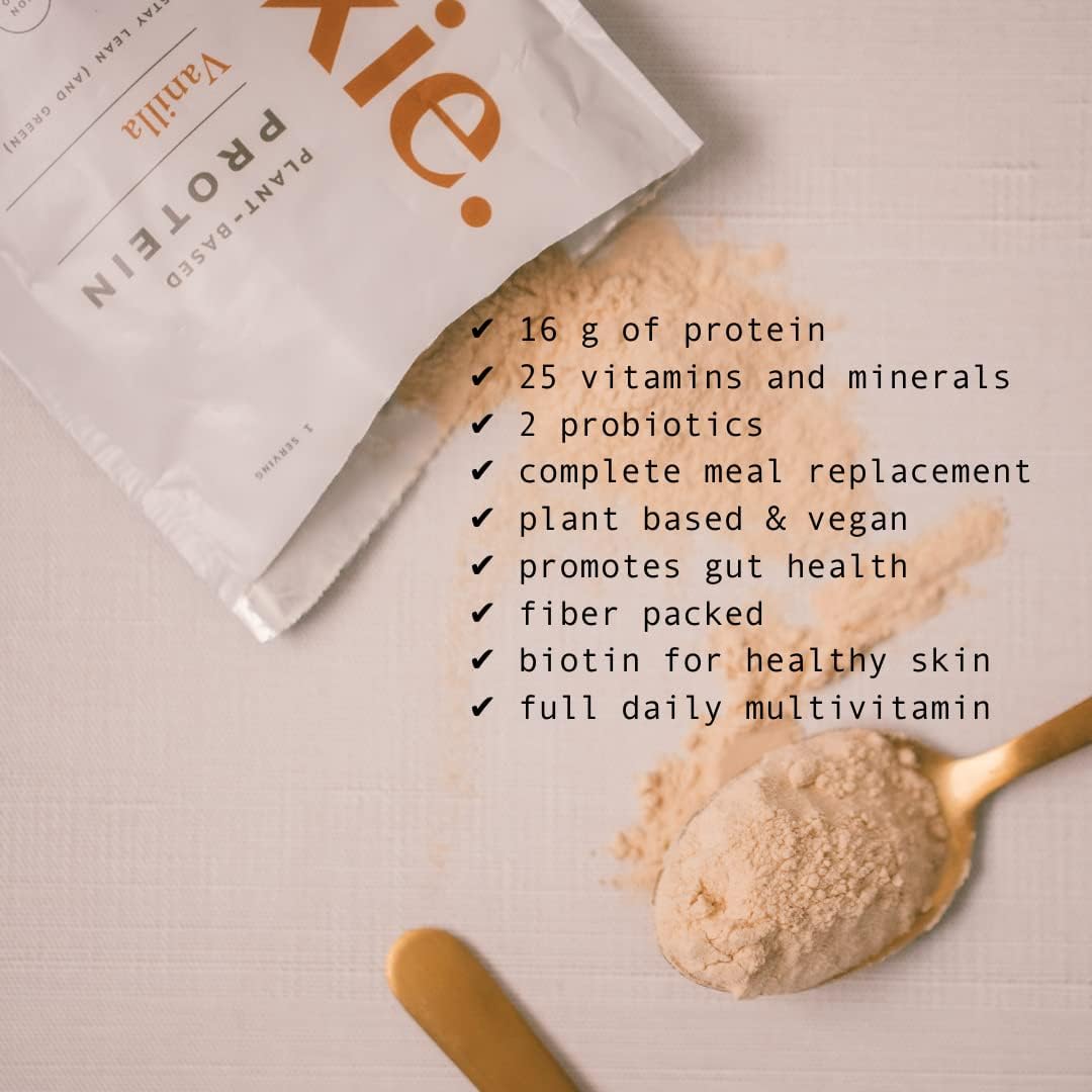 Organic Pea Protein Powder with Probiotics, Prebiotics, & Vitamins - Chocolate Flavor, 30 Servings