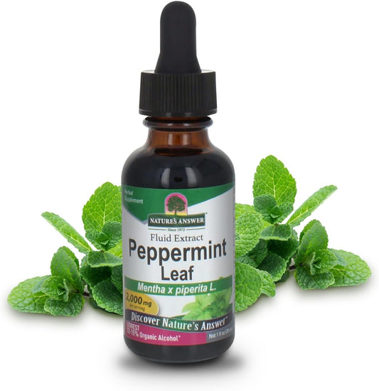 Organic Peppermint Leaf Extract - 1oz | Digestive & Bowel Support | Natural Stomach Discomfort Relief