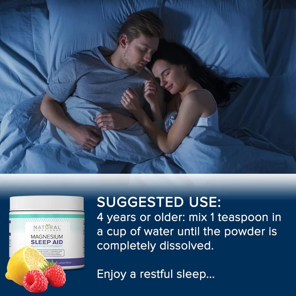 Organic Phosphatidylserine & Magnesium Sleep Powder Bundle for Brain Health & Relaxation - Soy-Free BioScience Formula