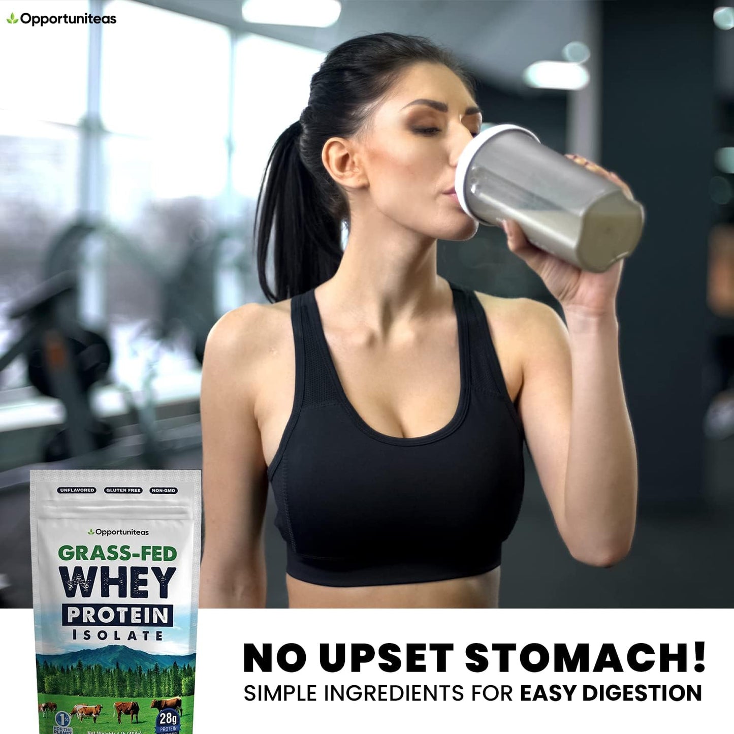 Organic Plant-Based and Whey Protein by Opportuniteas - High-Quality Protein Supplement - BoostGo Australia
