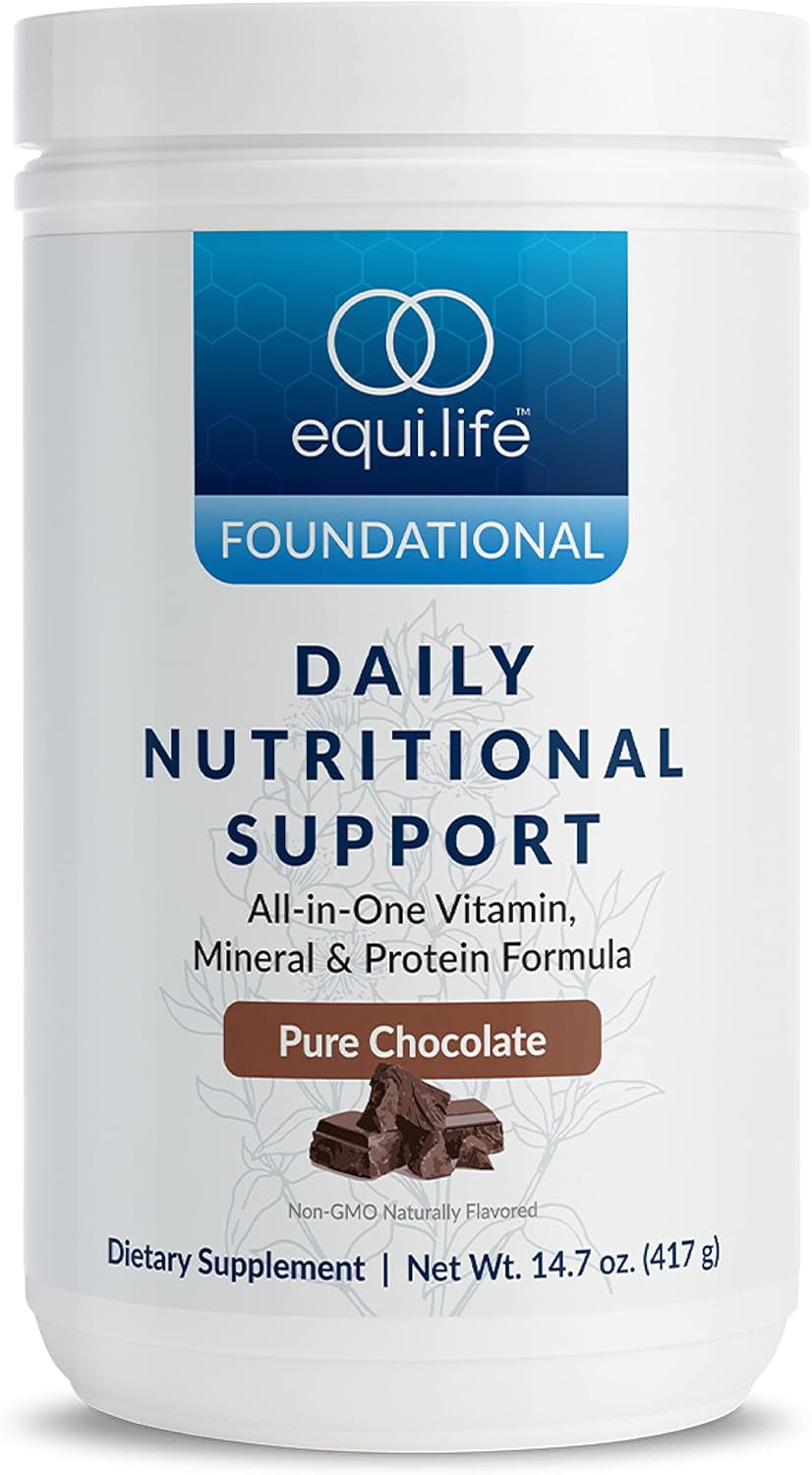 Organic Plant-Based Protein Powder with Multivitamin for Daily Nutritional Support - Boost Energy, Mood, Gut Health, and Skin (Pure Chocolate, 14 Servings)