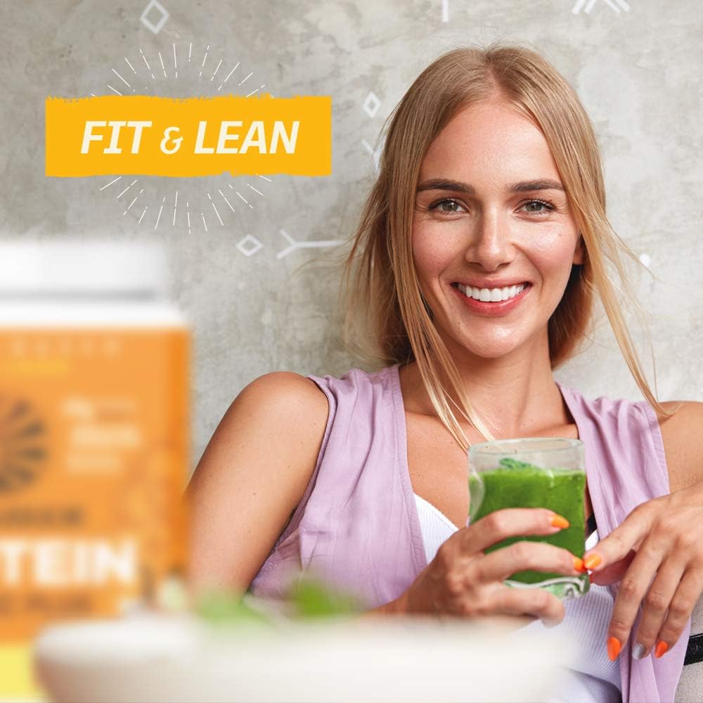 Organic Plant-Based Protein Powder with Superfoods - Chocolate Flavor | Sunwarrior Vegan Blend, Quinoa, Chia, Non-GMO, Dairy-Free, Gluten-Free | 15 Servings