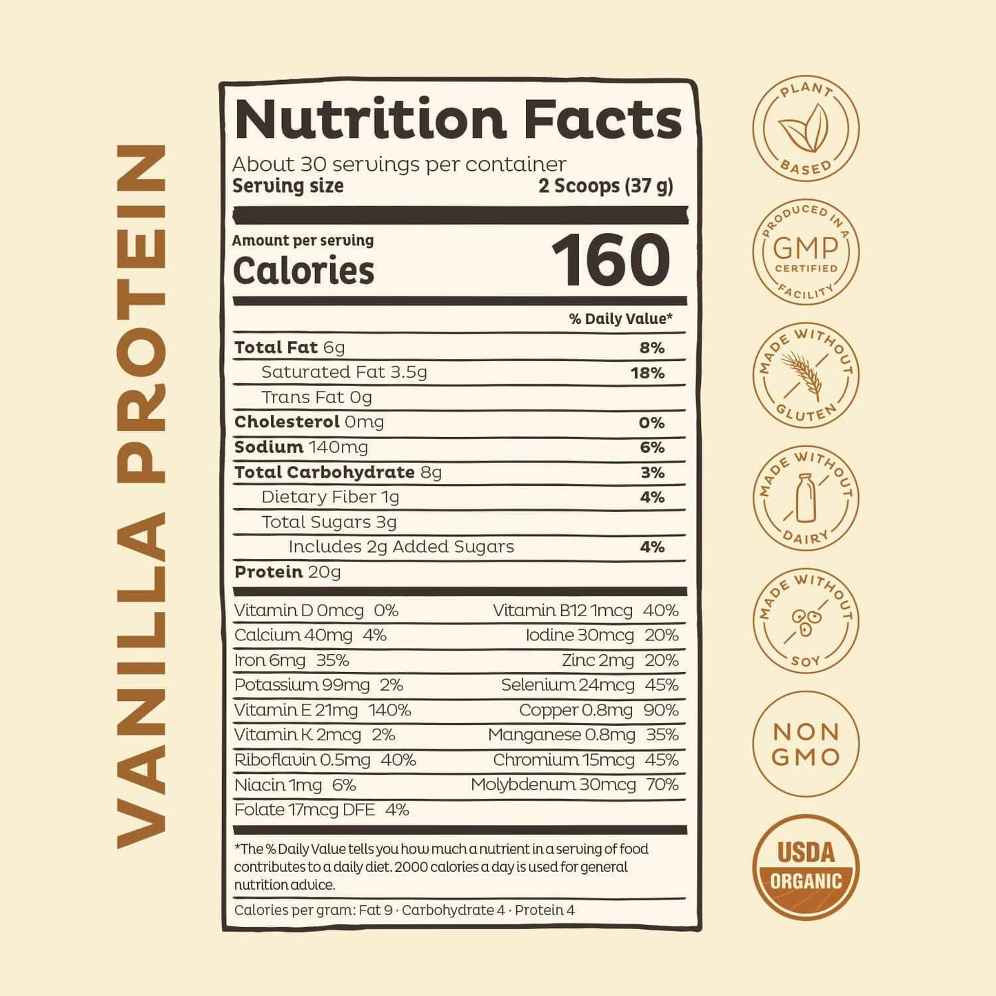 Organic Plant-Based Vanilla Protein Powder with Reds and Greens Bundle by KOS PowerPlant