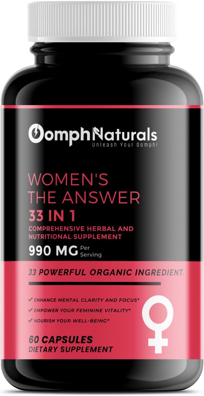 Organic Powerful Health Formula for Women by Oomph Naturals - The Ultimate Solution