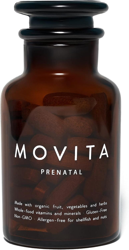 Organic Prenatal Multivitamin with Fermented Whole Foods - Supports Pregnancy & Fetal Development - Vegan & Gluten-Free - 30-Day Supply