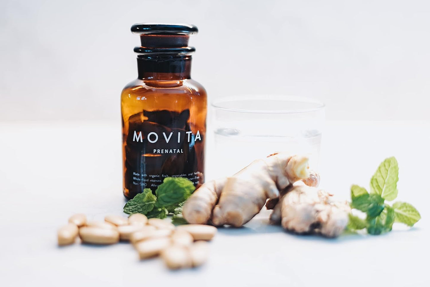 Organic Prenatal Multivitamin with Fermented Whole Foods - Supports Pregnancy & Fetal Development - Vegan & Gluten-Free - 30-Day Supply