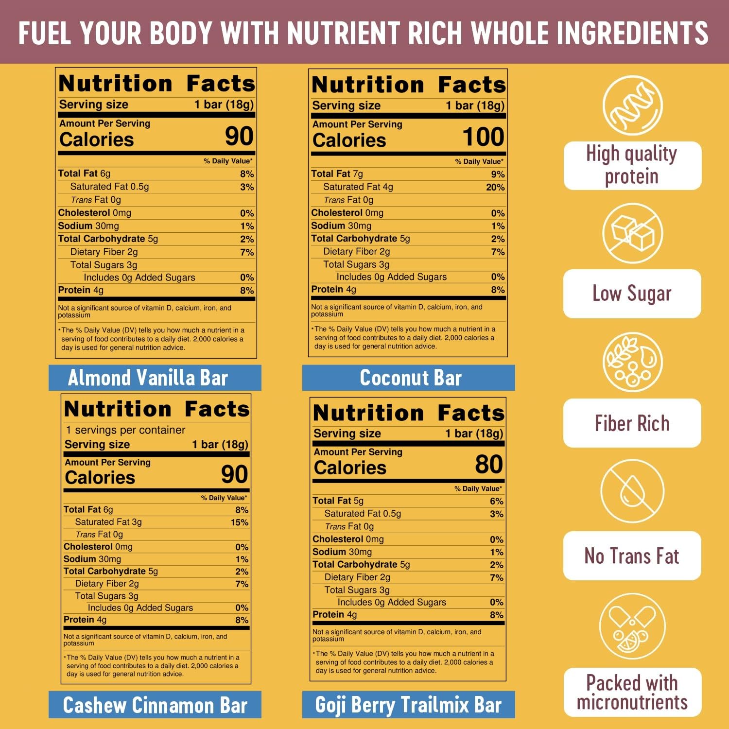 Organic Protein Bars Mini Variety Pack - Premium Nuts & Egg White Protein - Paleo, Gluten & GMO Free - 16 Mini Bars