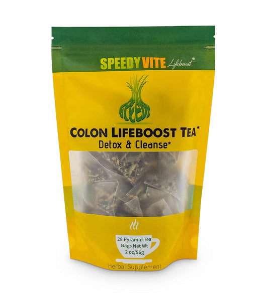 Organic Pu'er Tea Detox Cleanse with Ginger & Lemongrass for Colon Health