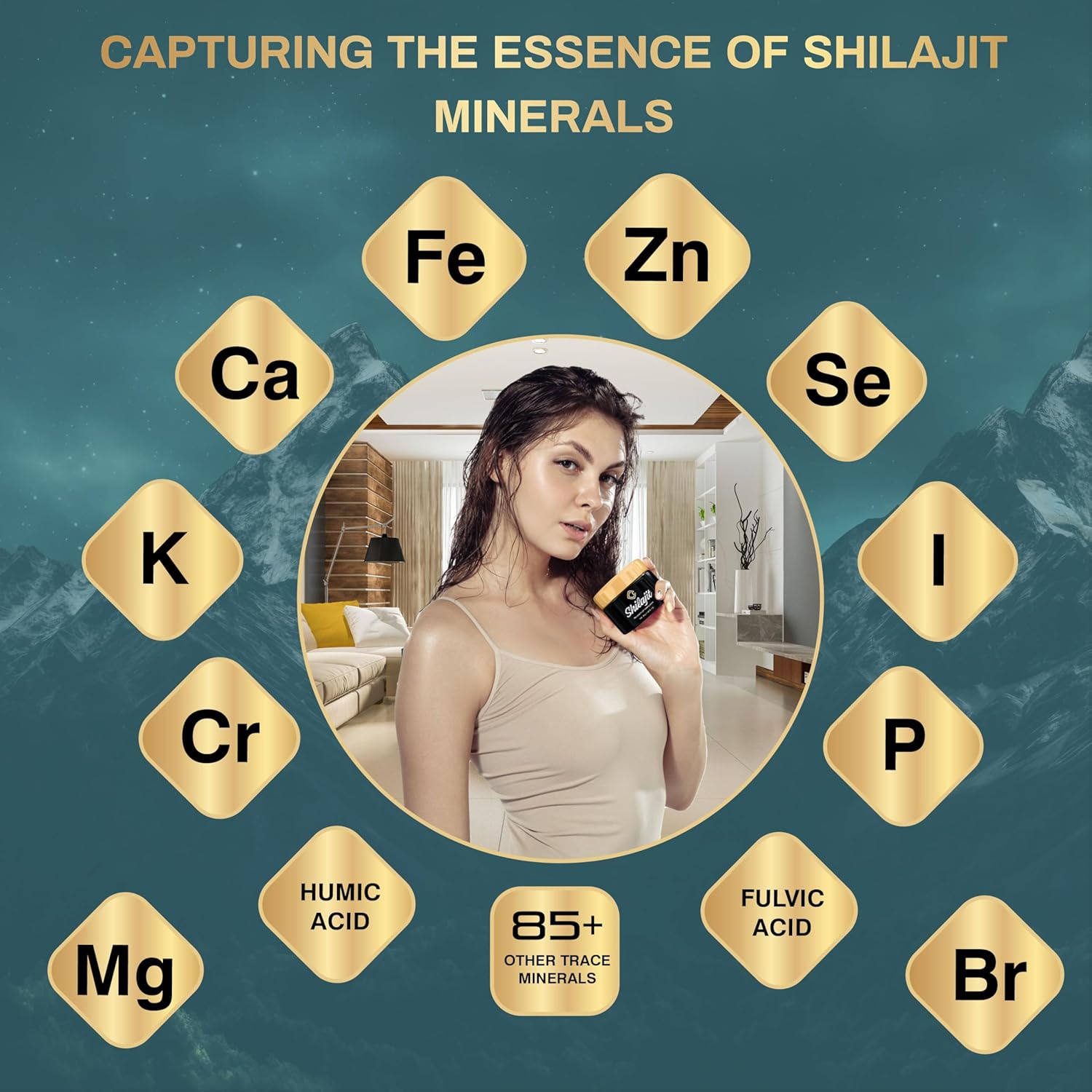 Organic Pure Himalayan Shilajit Resin Supplement | Rich in 85+ Trace Minerals & 67% Fulvic Acid | Boost Energy, Vitality, Detox | Vegan, Non-GMO | Lab Tested | 30g