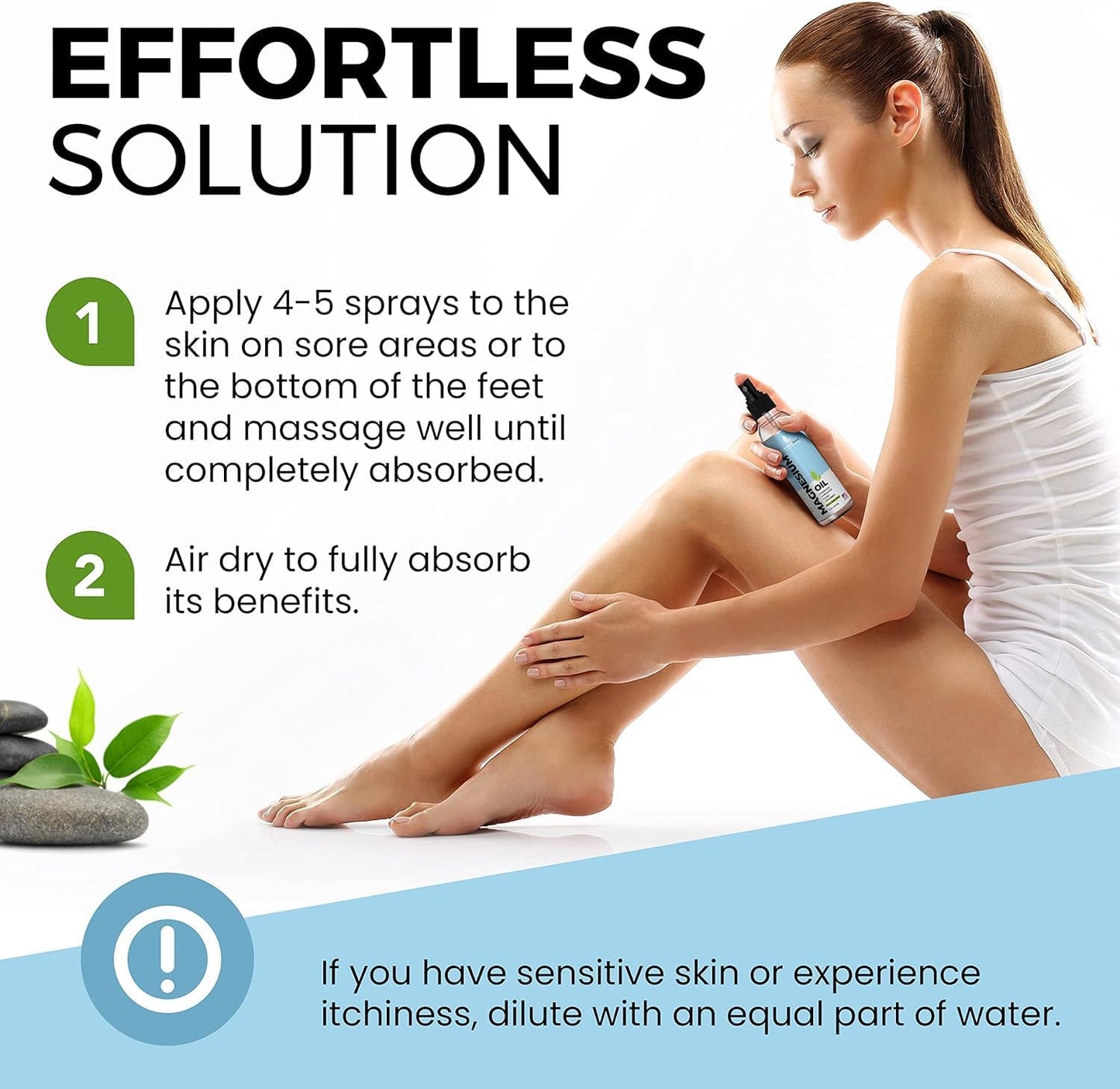 Organic Pure Magnesium Oil Spray and Flakes for Essential Mineral Boost
