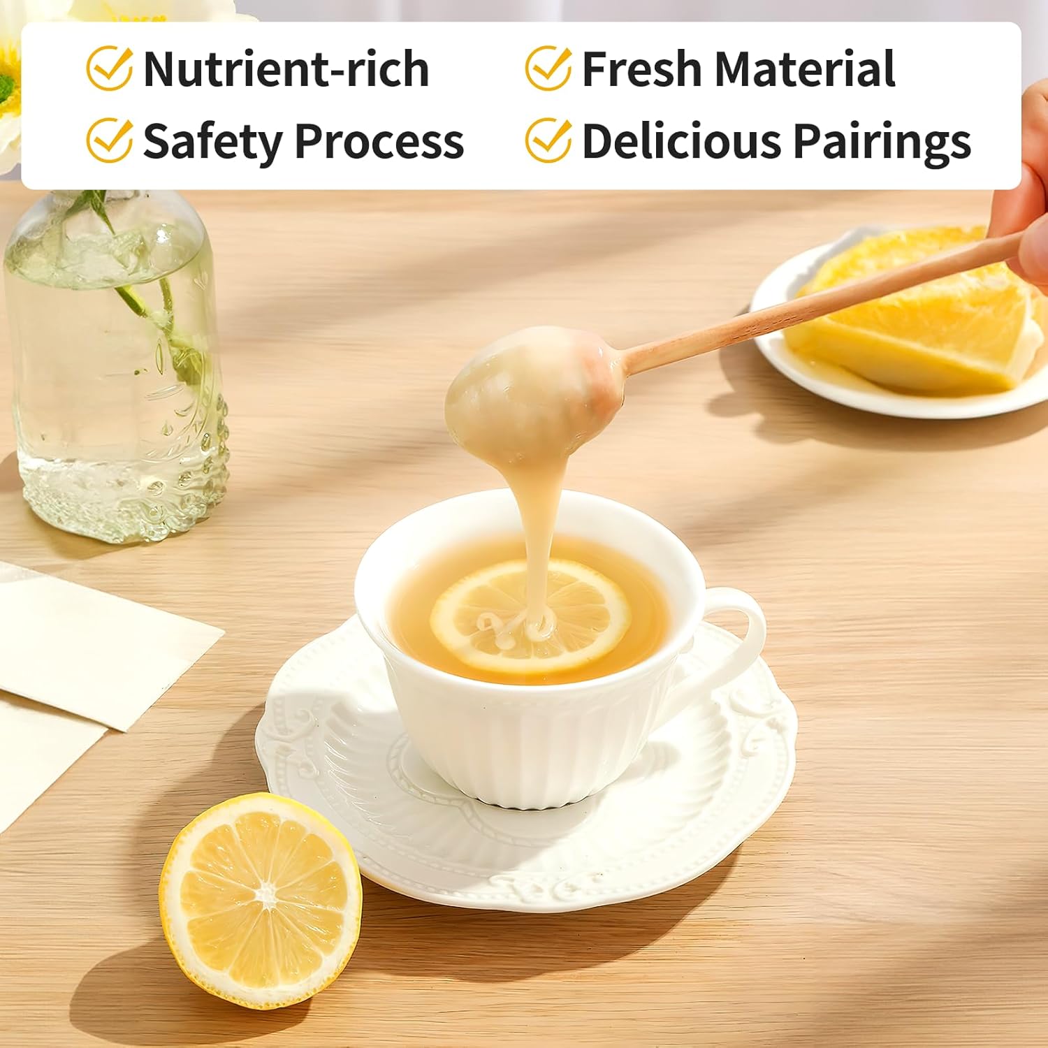 Organic Raw Irish Sea Moss Gel 18.5OZ - Natural Seamoss Gel with 92 Minerals & Vitamins - Immune Support & Healthy Digestion - Wildcrafted & Original Flavor