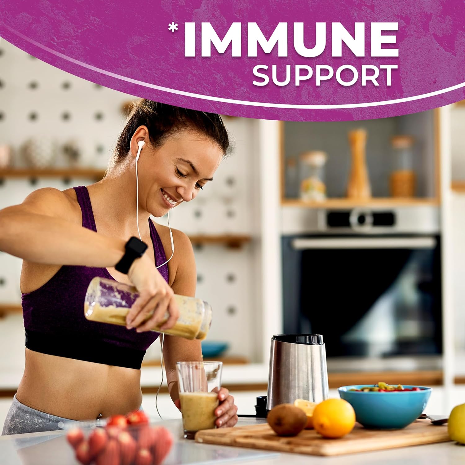 Organic Raw Irish Sea Moss Gel with Elderberry Flavor - Pristine Caribbean Superfood for Immune & Digestive Health - 10 oz.