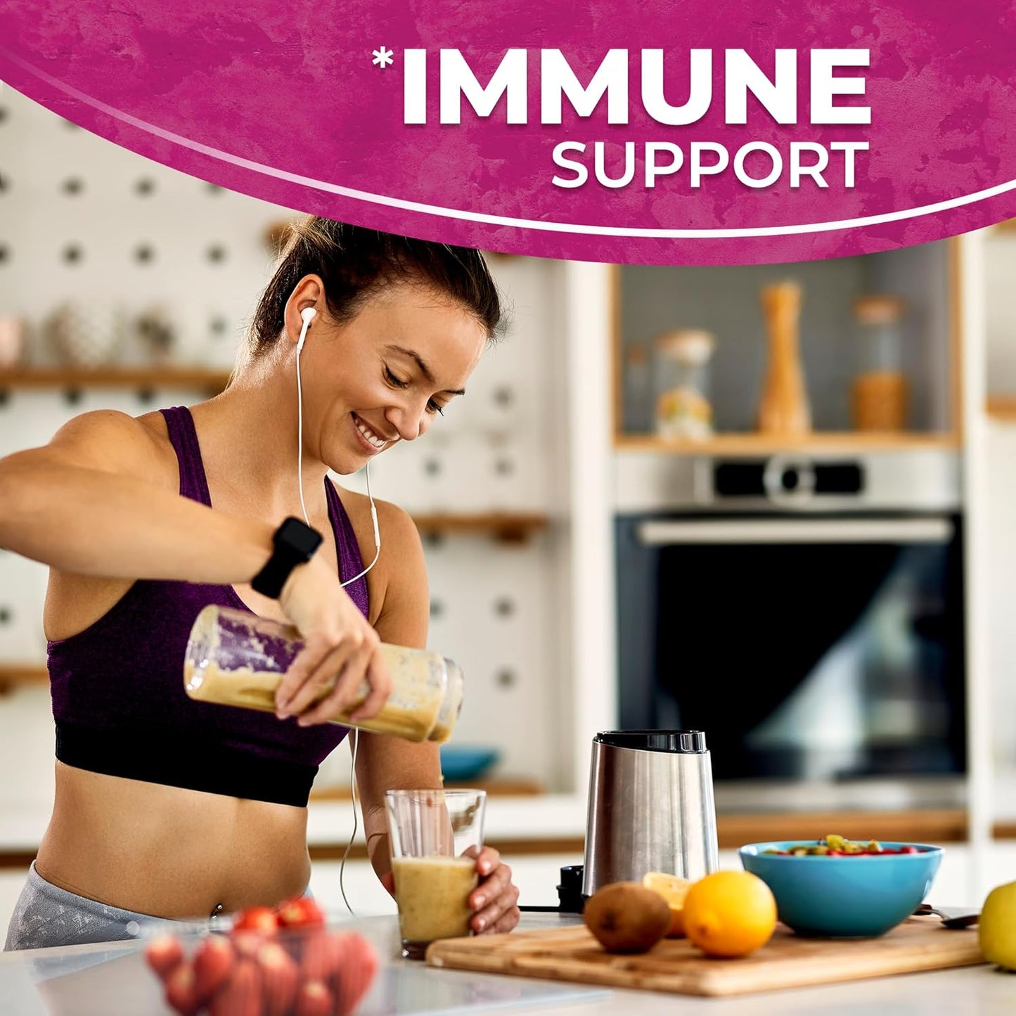 Organic Raw Irish Sea Moss Gel with Mix Berry Flavor - Rich in Vitamins and Minerals for Immune and Digestive Health Support - 10 oz.