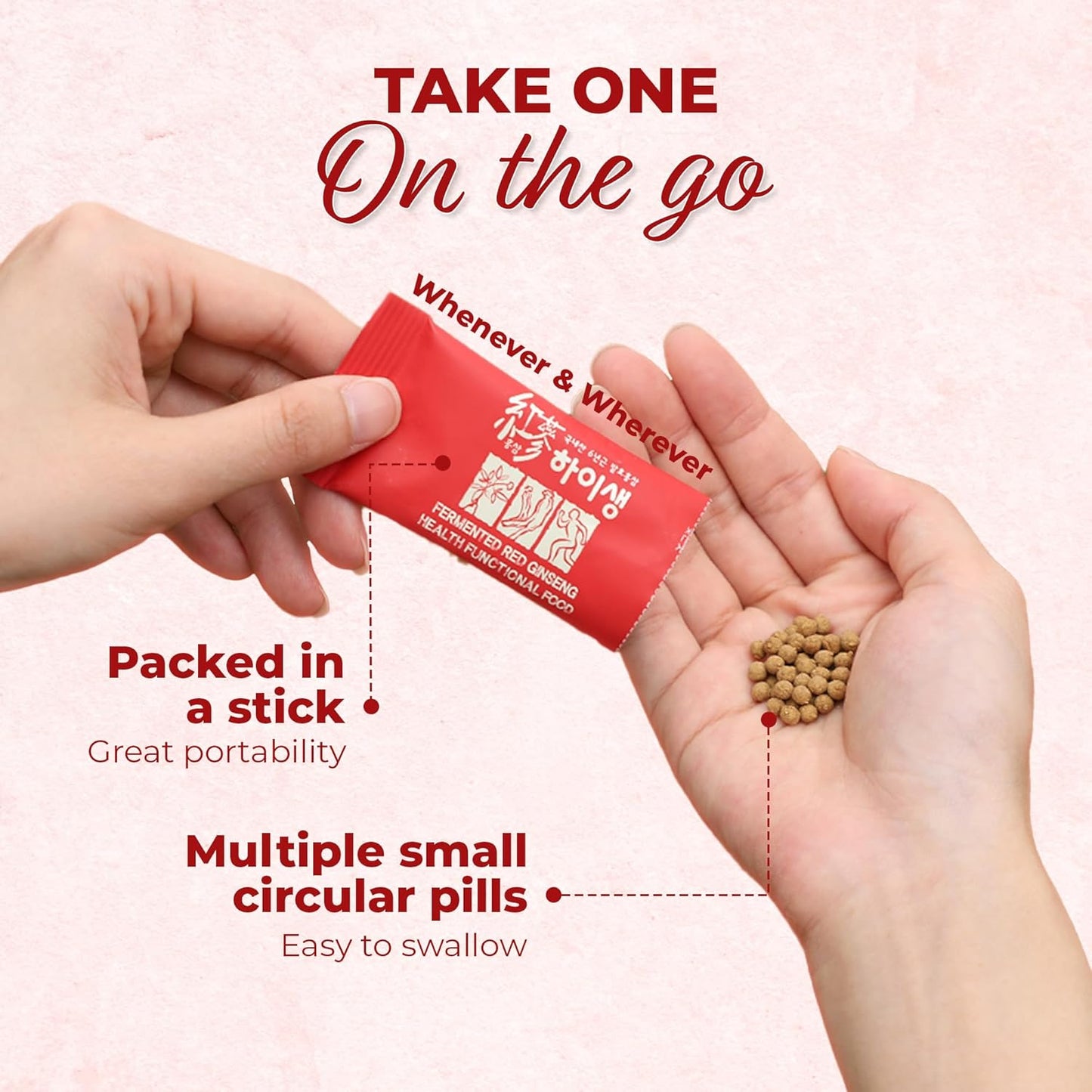 Organic Red Ginseng Fermented Enzymes - Digestive Enzymes for Men & Women | Essential Fiber Digestion Support | Digestive Enzyme Supplements (30 Packets)