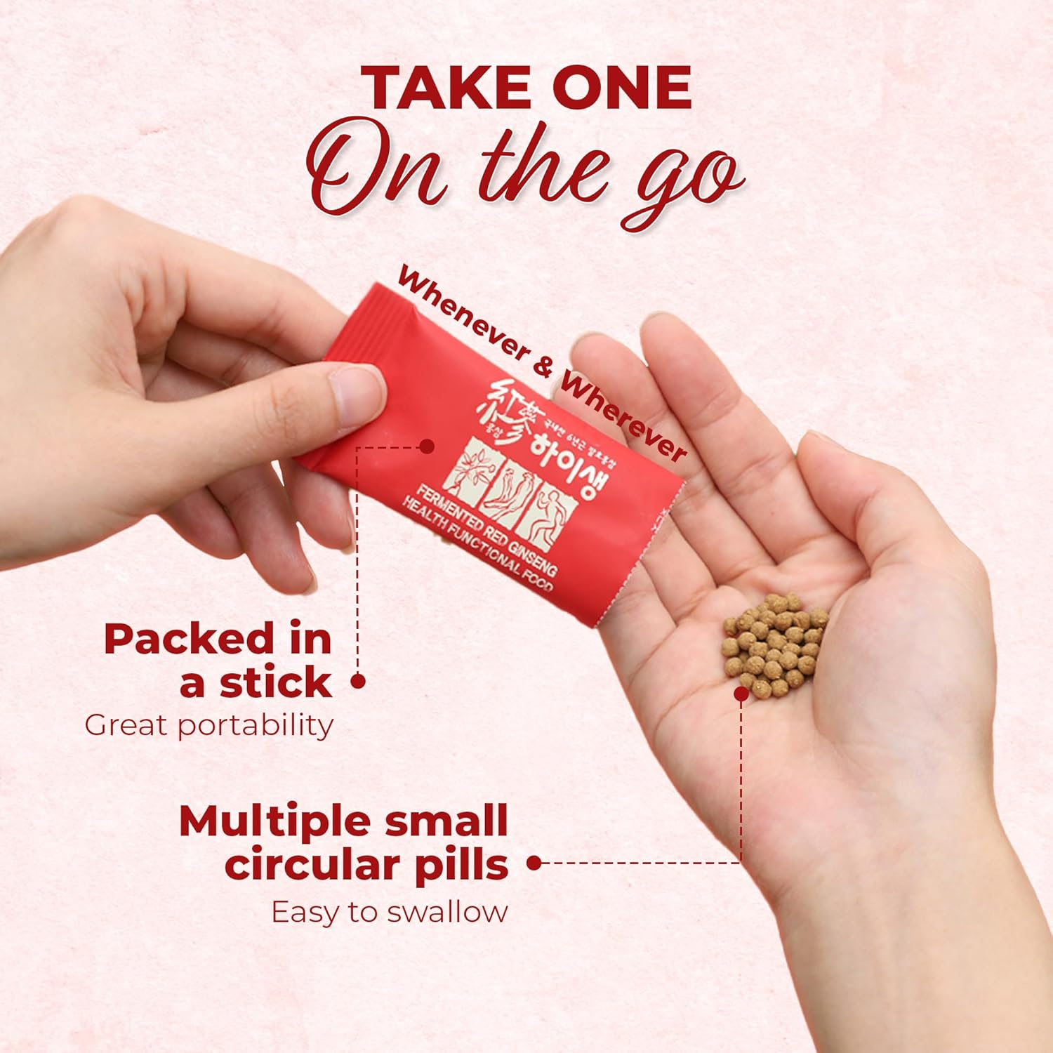 Organic Red Ginseng Fermented Enzymes - Digestive Enzymes for Men & Women | Essential Fiber Digestion Support | Digestive Enzyme Supplements (30 Packets)