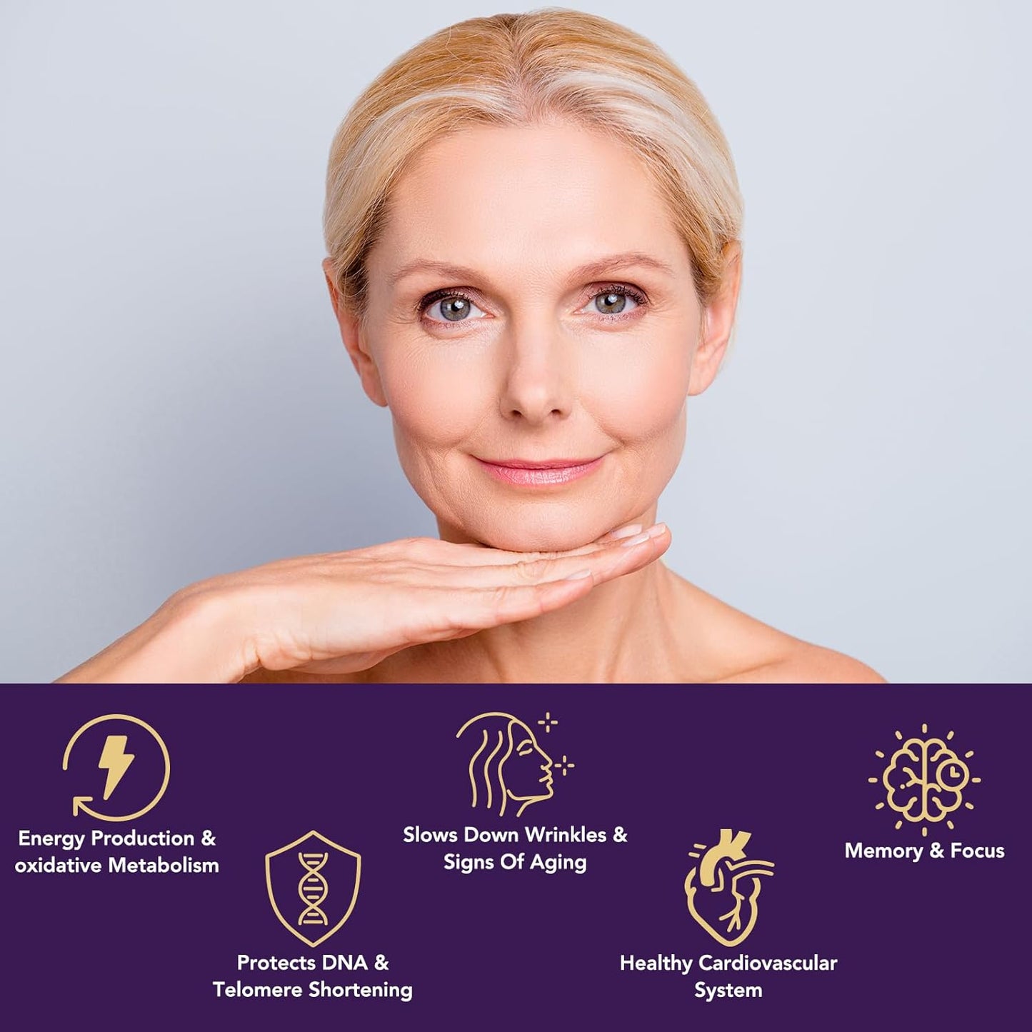 Organic Resveratrol 1480mg Capsules - Daily Supplement for Skin & Body - Fast Absorption - Non-GMO & Gluten Free - 90ct