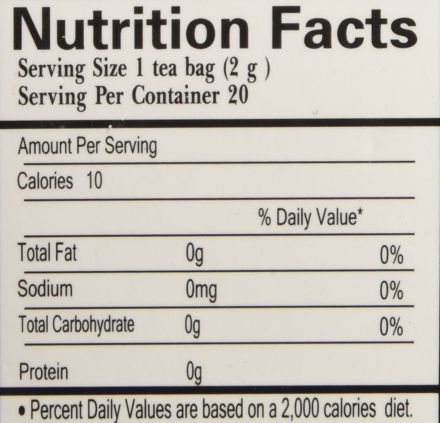 Organic Royal King Ginseng Ginkgo Biloba Tea - 20 Bags