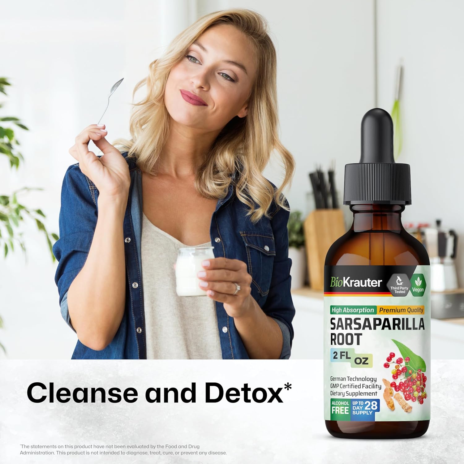 Organic Sarsaparilla and Gotu Kola Tinctures - 2 Fl. Oz. Each