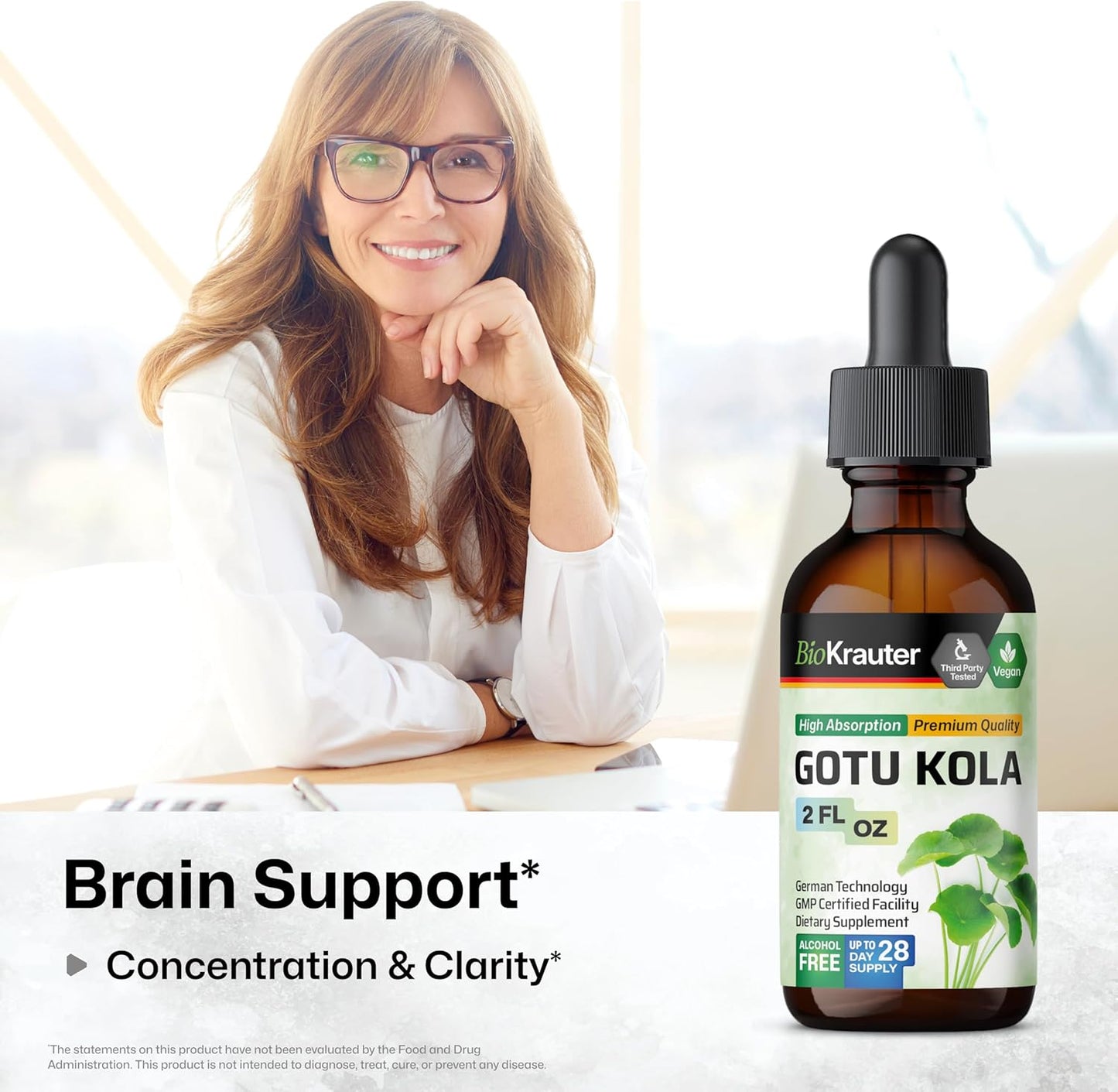 Organic Sarsaparilla and Gotu Kola Tinctures - 2 Fl. Oz. Each